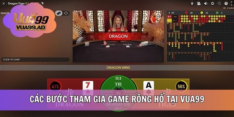 Các bước tham gia trải nghiệm tại VUA99