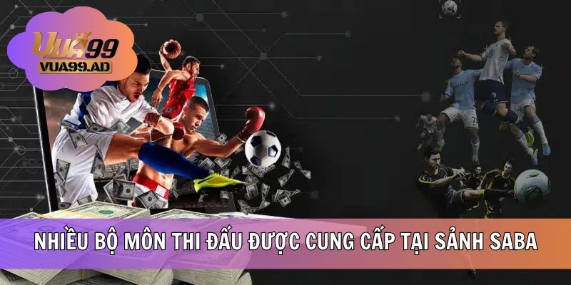 Nhiều bộ môn thi đấu được cung cấp