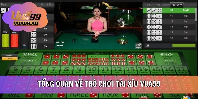 Khái quát về trò chơi Tài Xỉu VUA99