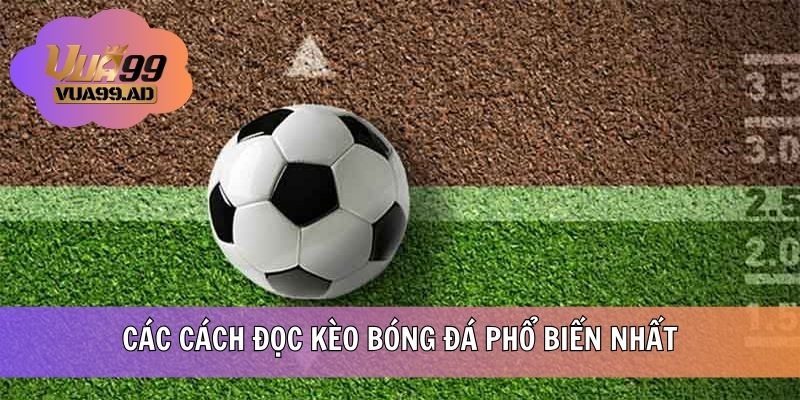 Các cách đọc kèo bóng đá phổ biến nhất