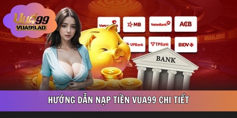 Hướng dẫn thao tác nạp tiền đơn giản tại VUA99