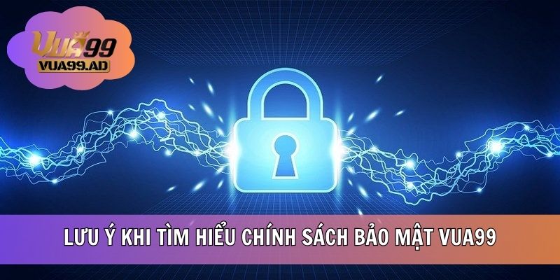 Lưu ý quan trọng khi tìm hiểu chính sách bảo mật VUA99
